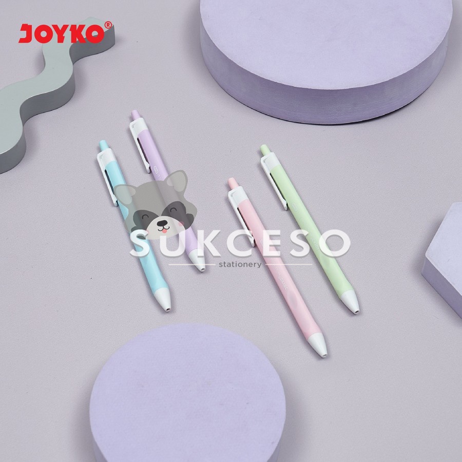 

Joyko Pulpen BP-342 Vocus Pastel 0.7mm / Pena Pulpen Murah