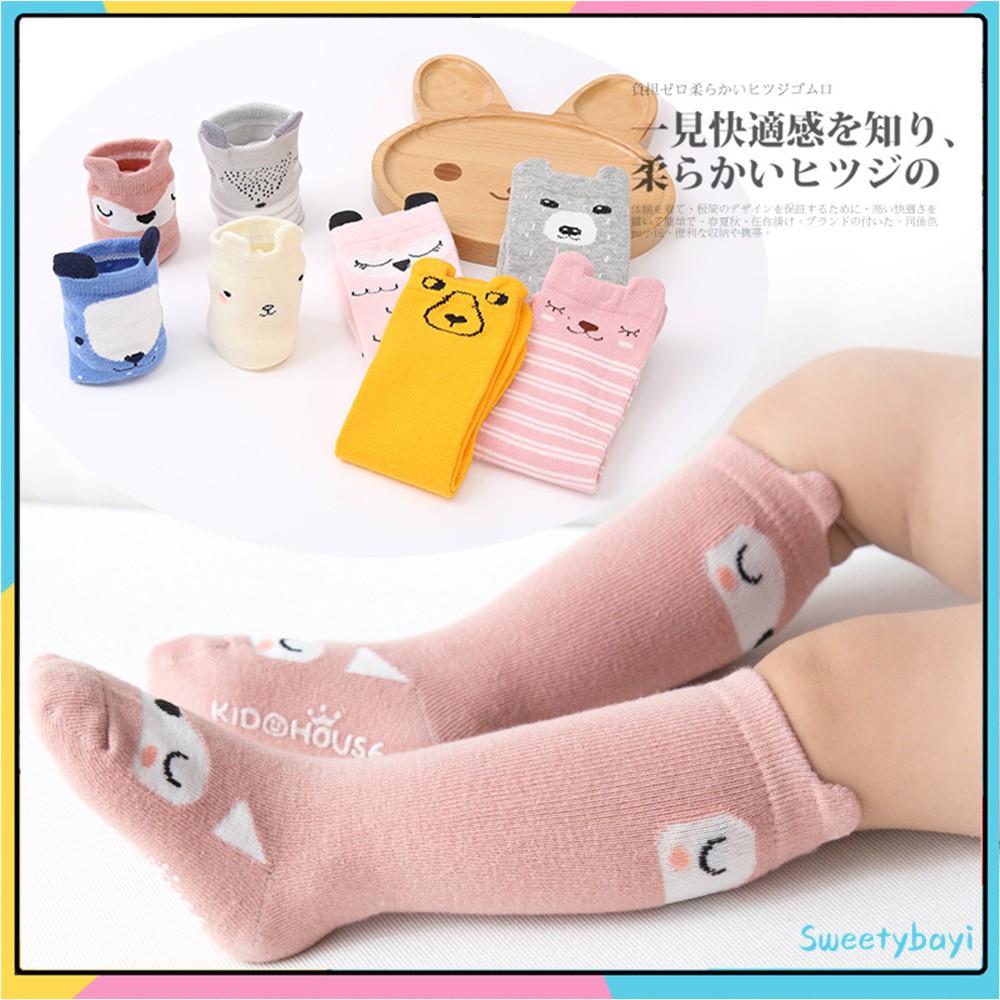 Kaos Kaki Bayi Anak Perempuan Laki Laki  Unisex Kids Baby Shock Panjang Karakter Perlengkapan Bayi Baru Lahir