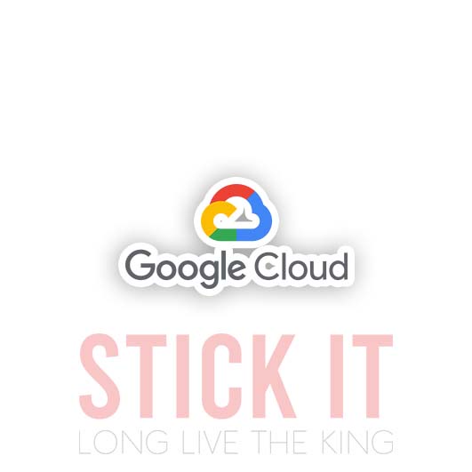 Stiker sablon setrika DTF kaos baju sticker vinyl google cloud programmer 58
