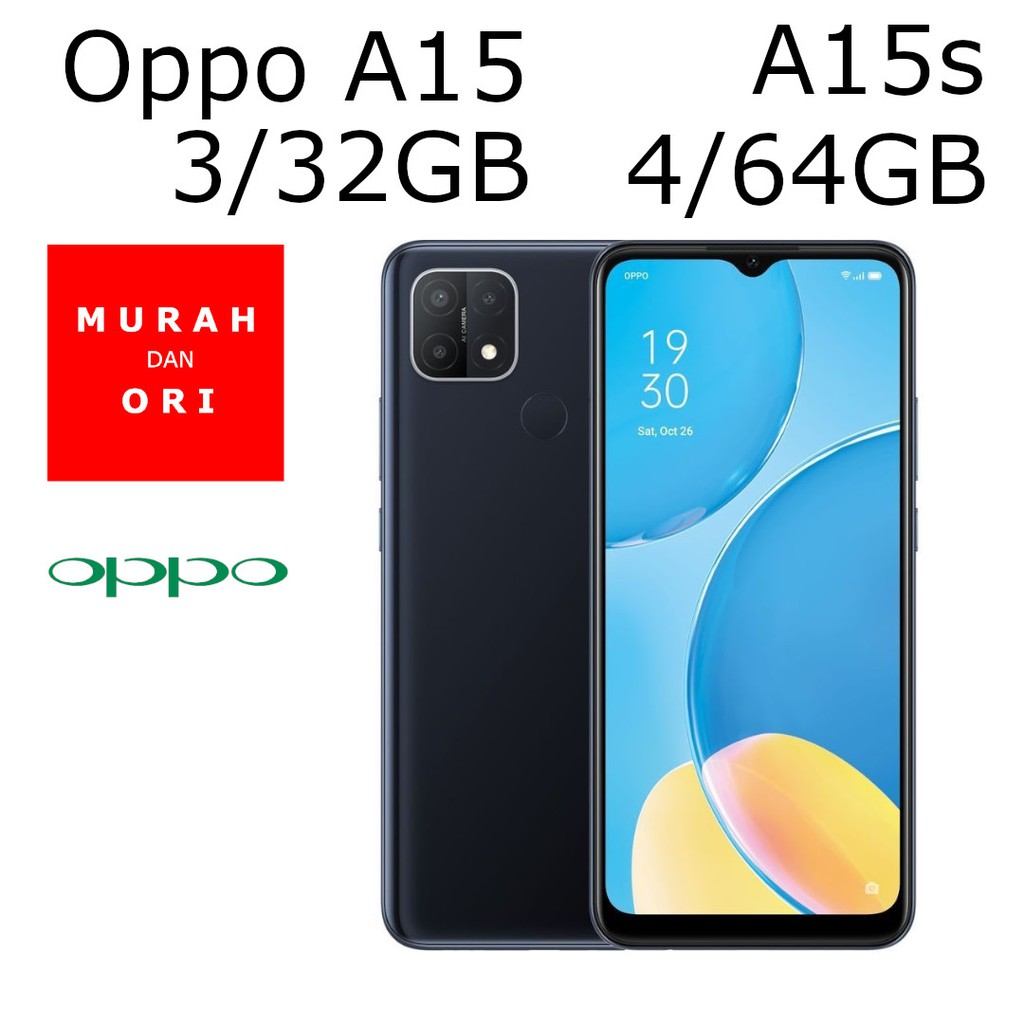 Oppo A15 3 32gb A15s 4 64gb Indonesia