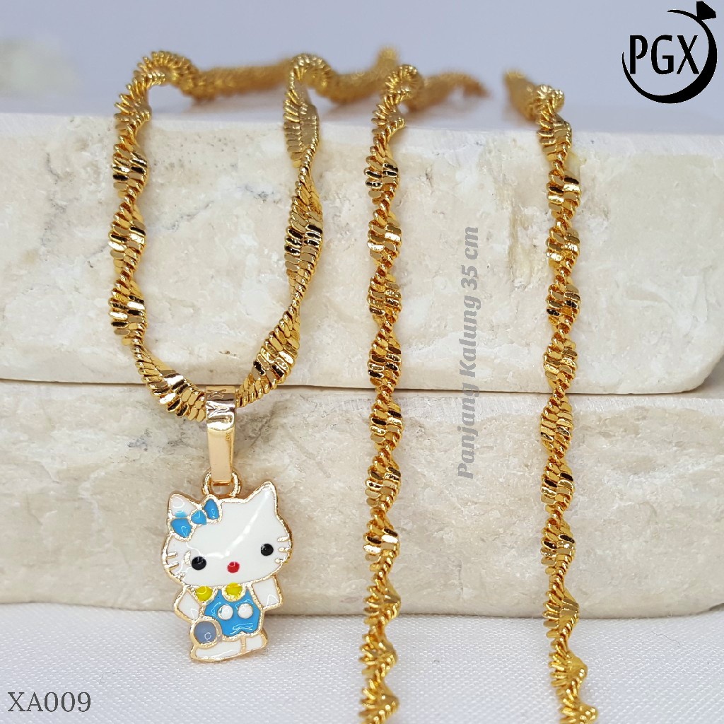 PGX Kalung Anak Perempuan Xuping Lapis Emas Aksesoris Fashion Perhiasan Premium - XA009