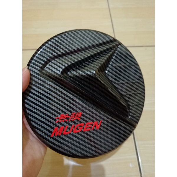 Tank Cover Mugen Carbon Mobilio BRV BR-V Tutup bensin Mugen