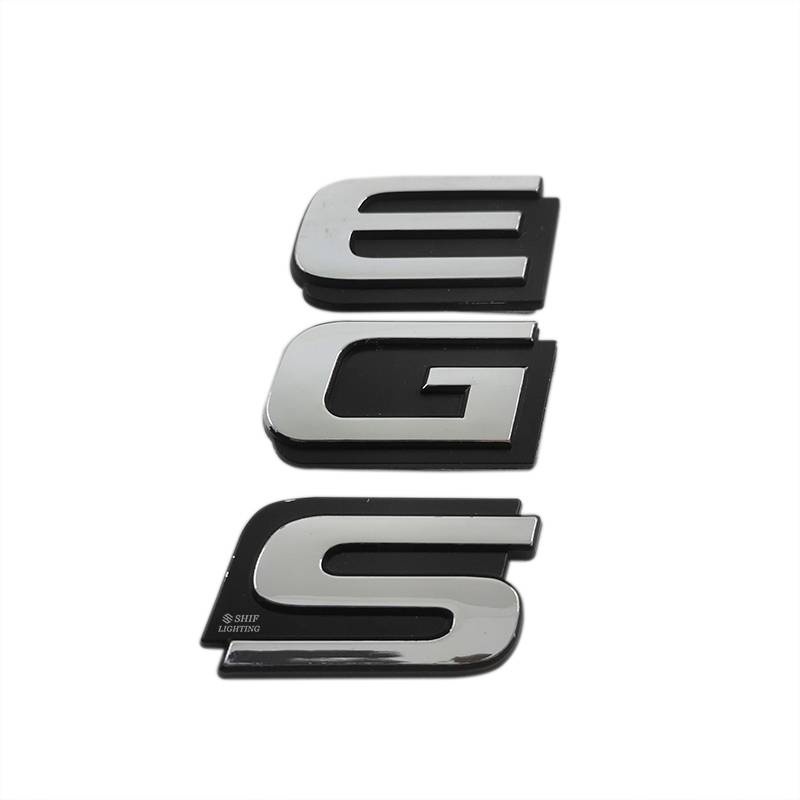 1pc Stiker Emblem Logo E G S 1.8 Bahan Abs Untuk Dekorasi Mobil Toyota Innova E G S