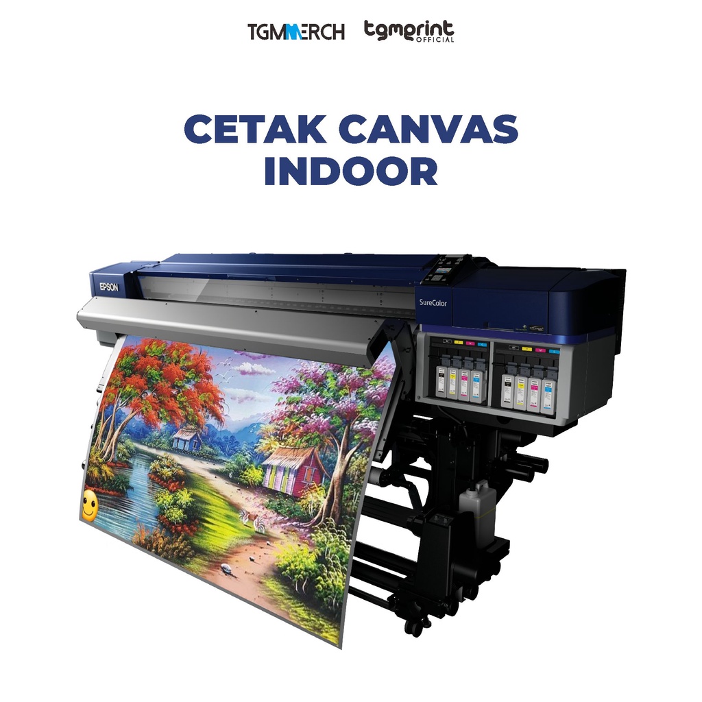 

TGM MERCH - Cetak Custom Print Canvas Meteran Indoor