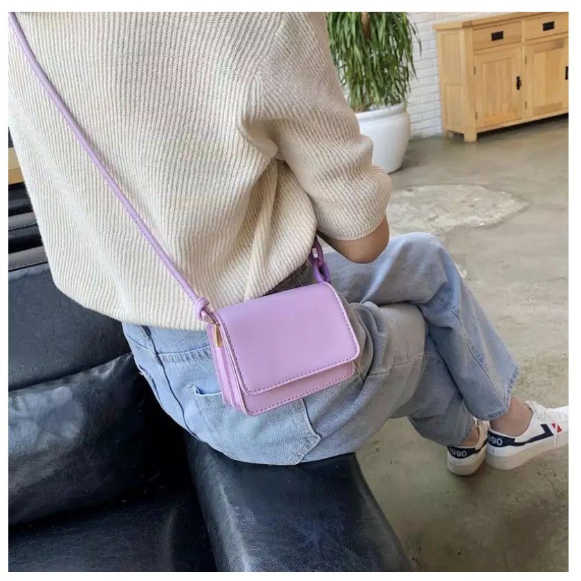 [ 10.10 ] BAJ  - Tas Selempang Wanita Kotak Mini Satchel LEVIRA / VINTAGE BAG / SLINGBAG FASHION KOREA / TF015