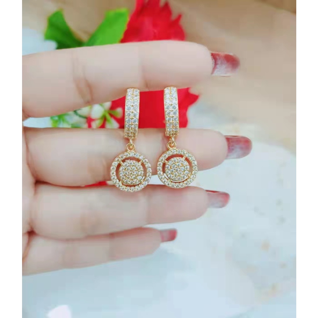 Anting Xuping 1213 Permata Lapis Emas Perhiasan 1213-1216