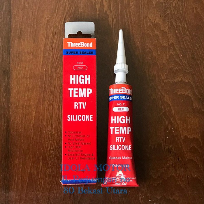 LEM THREEBOND SUPER SEALER NO.2 RED HIGH TEMP RTV SILICONE NET 75g