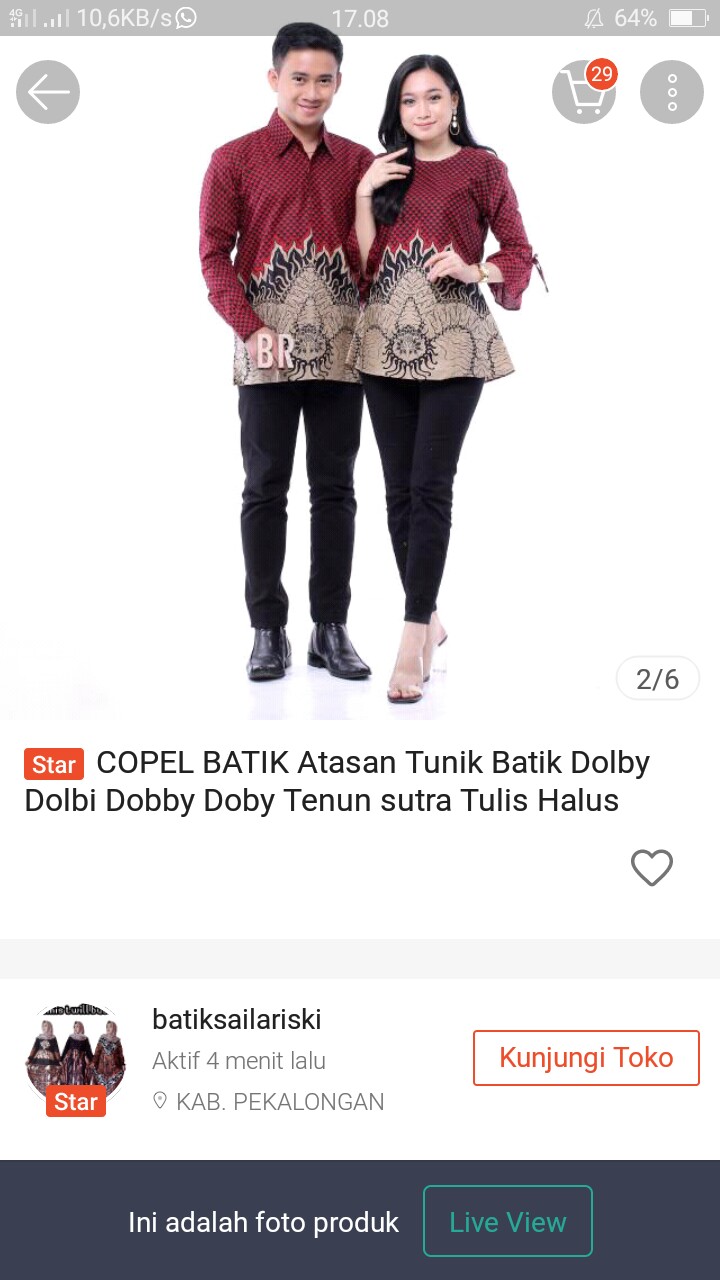 Copel Batik Atasan Tunik Batik Dolby Dolbi Dobby Doby Tenun Sutra Tulis Halus Katun Atbm