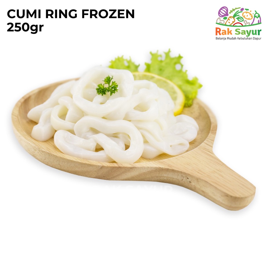 

Cumi Ring 250gr Cumi Tepung Asam Manis Frozen Rak Sayur Padang