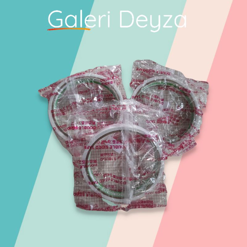 

Alat tulis - DOUBLE TAPE 0.5 inch two side selotip