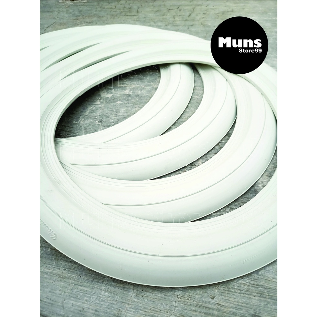 Lis Ban Whitewall Ban Mobil Velg Ring 12 - Ring 16 Putih Polos