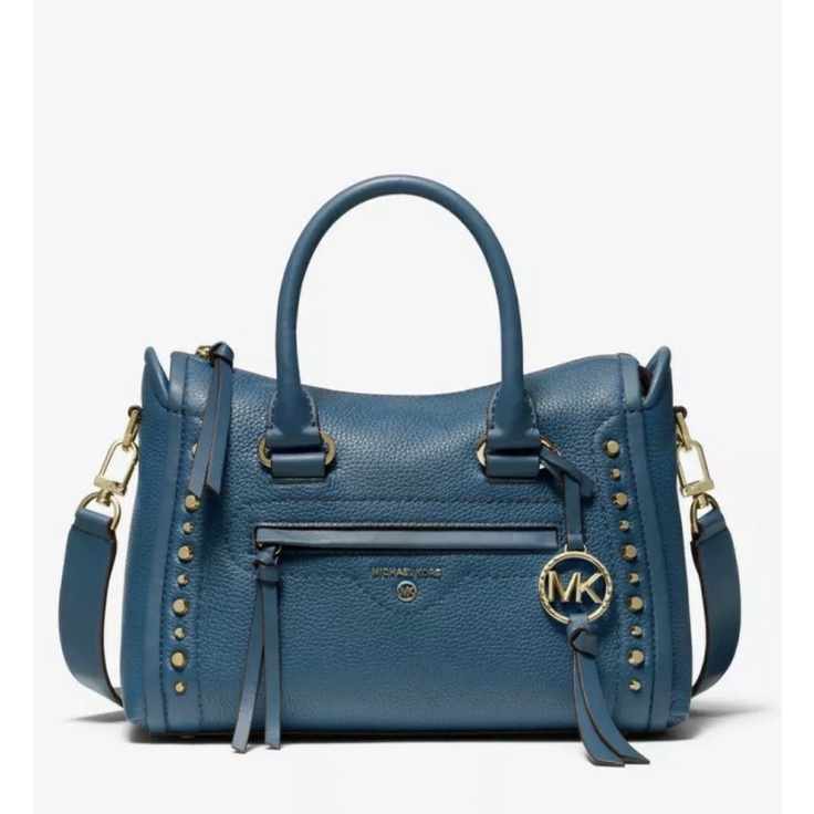 Michael Kors Carine Small Blue Chambray