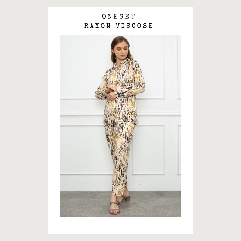 One Set Piyama Rayon | Set Piyama Rayon | Piyama set | Piyama Rayon