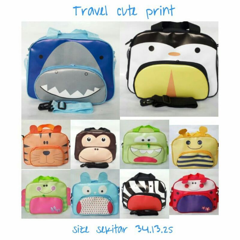 Goodie Bag/souvenir ulangtahun/tas ulang tahun/travel bag animal-1