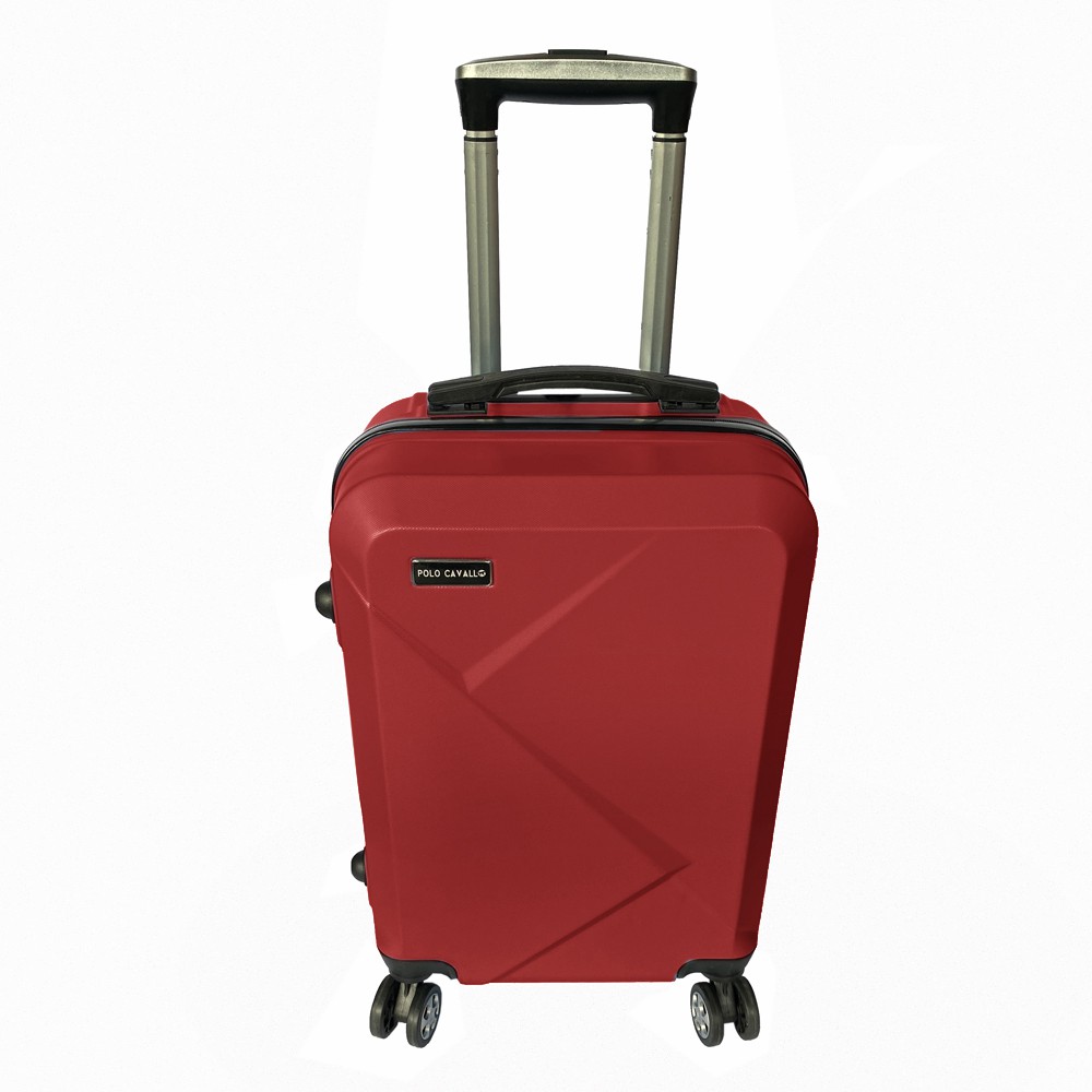 Gratis Ongkir! Koper Fiber POLO MILANO TC05 Koper Kabin 20inch Koper Baju Travelling - Wine Red