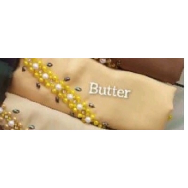 SEGIEMPAT PAYET BANDO BELLA/HIJAB BANDO MUTIARA/KERUDUNG PAYET BELLA SQUERE-Butter
