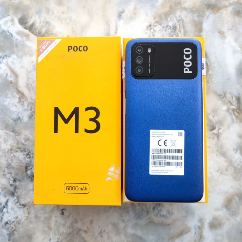 Xiaomi Poco M3 4/64 ram 4 internal 64 Gb seken mulus