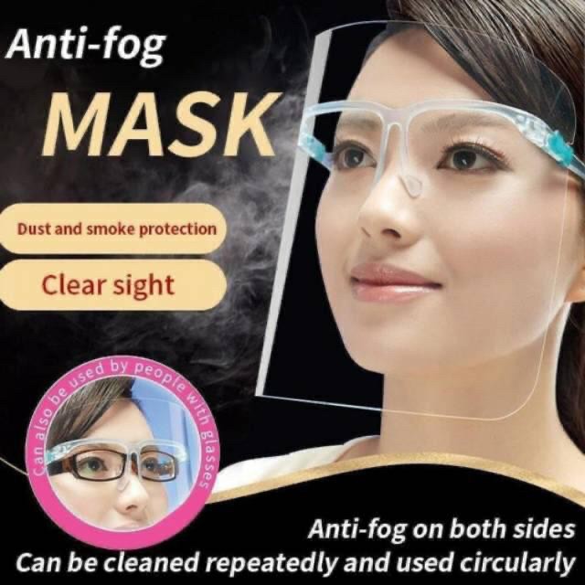 Tanpa BOX FACE shield MURAH / kaca mata masak / kaca mata corona