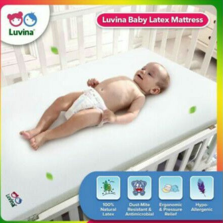 Luvina Baby Mattress 60x120x8 / Matras Latex Bayi / Kasur Latex Bayi