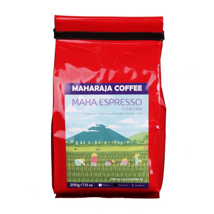 

H2J0U2J1U Kopi Espresso Blend 200G Bubuk Maharaja Coffee HyYj