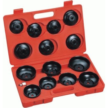 Pembuka Filter Oli Mobil Model Cup, Oil Filter Wrench Set Cup Type