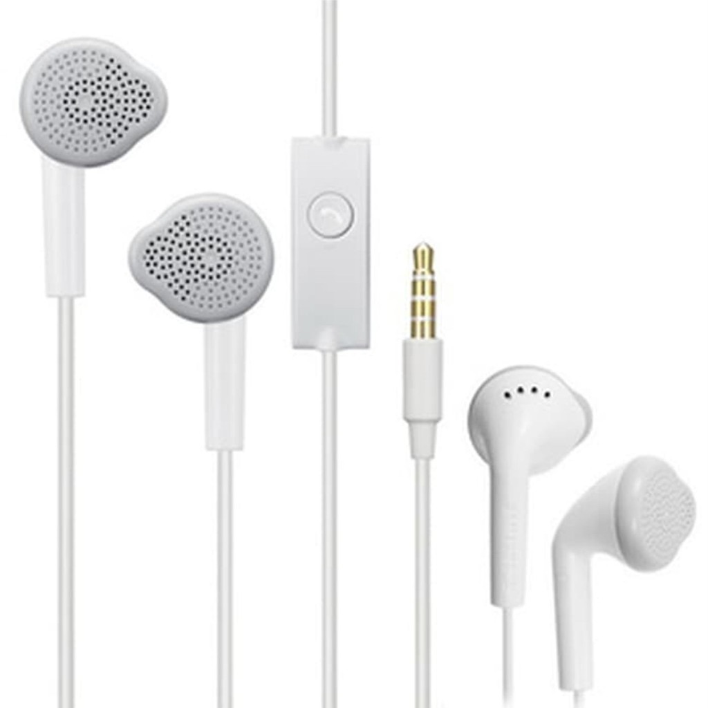 Earphone Handsfree Samsung Vietnam Non Karet Putih Jack 3.5