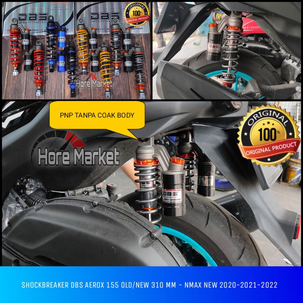 Jual Shockbreaker Dbs Aerox 155 2017 2018 2019 2020 2021 2022 New Nmax 155 Model Ktc Extreme 310