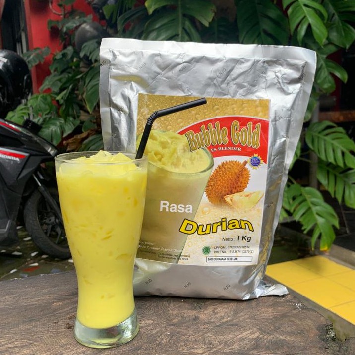 

Bubuk Minuman Durian Powder Bubble Gold 1 Kg Grosir