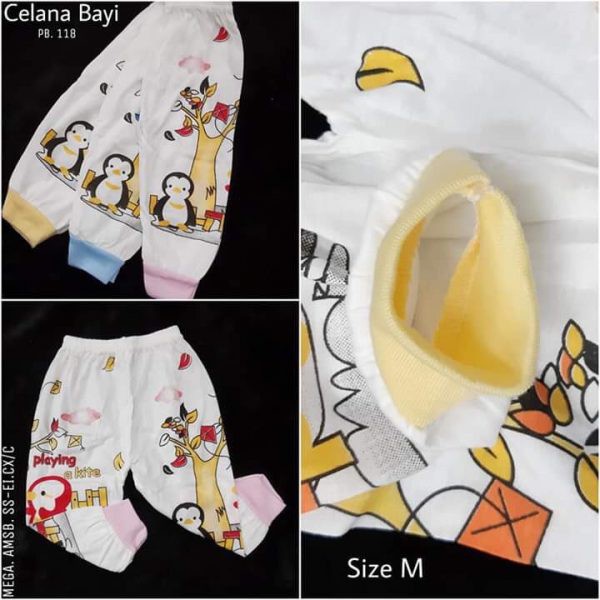 Promo !! 6PCS Mega Celana Panjang - celana panjang mega - celana panjang baby merk mega ukuran S M L XL