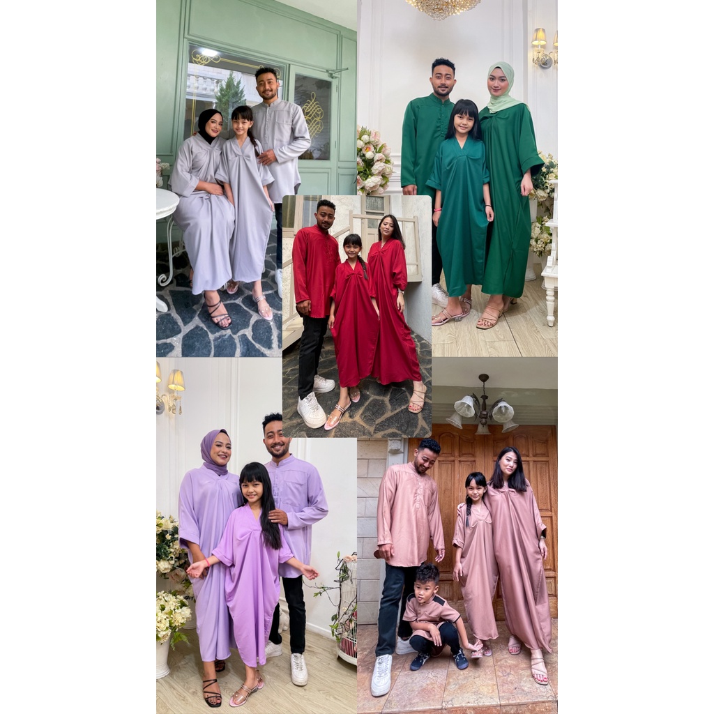 ( VM )-  Vanesha Margaretta - Couple Set Kaftan 9624 / Bisa Beli Terpisah