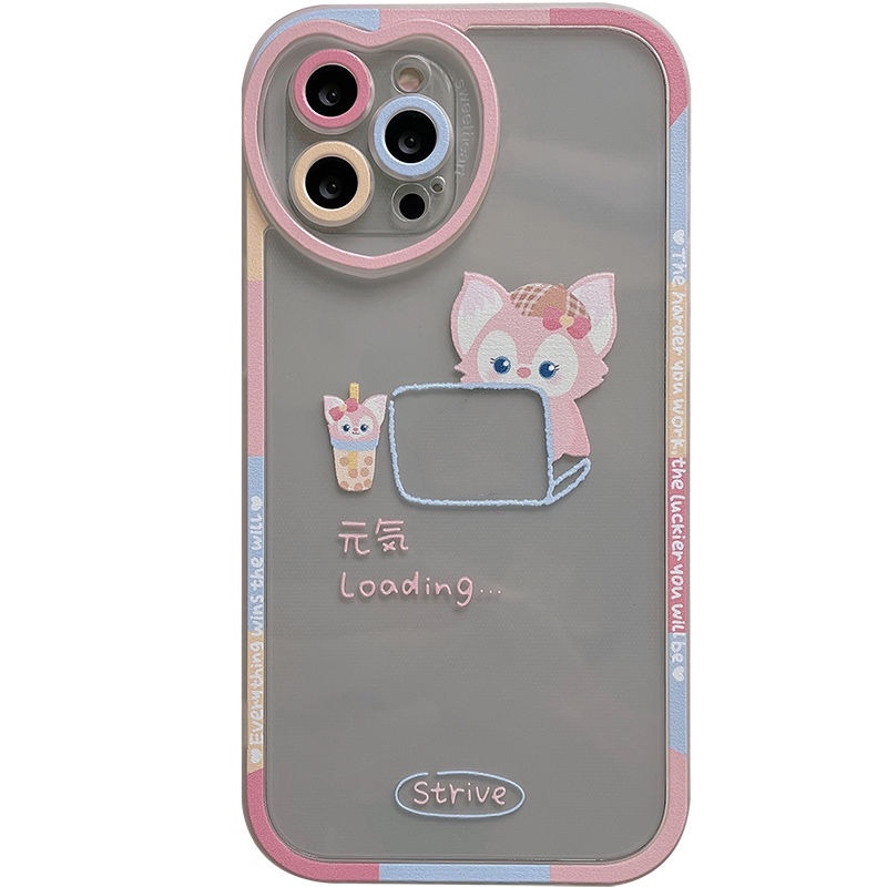 Case Pelindung Motif Kartun Untuk iPhone 12 13 11 Pro Max X Xs Max Xr 7 8 Plus jdj1
