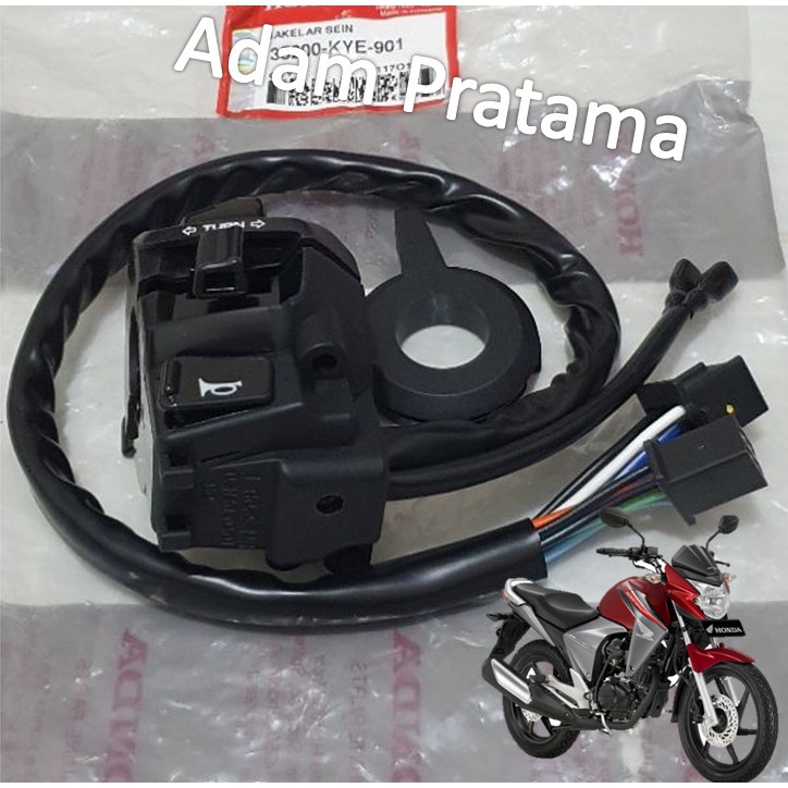 Saklar Kiri Megapro New Saklar Sein Tuas Choke Megapro 35200-KYE-901 Holder Saklar Kiri New Megapro