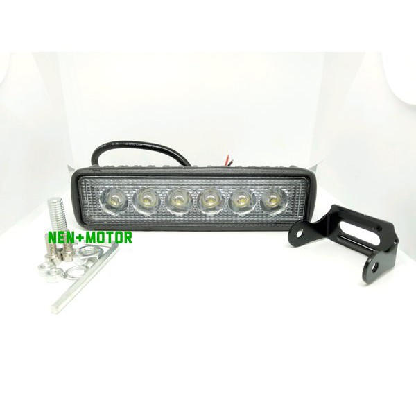 Lampu Led Tembak Sorot Mobil Motor Cwl 18 wat 12vol 1 Bar Lampu Led Tembak Offroad Drl mobil motor