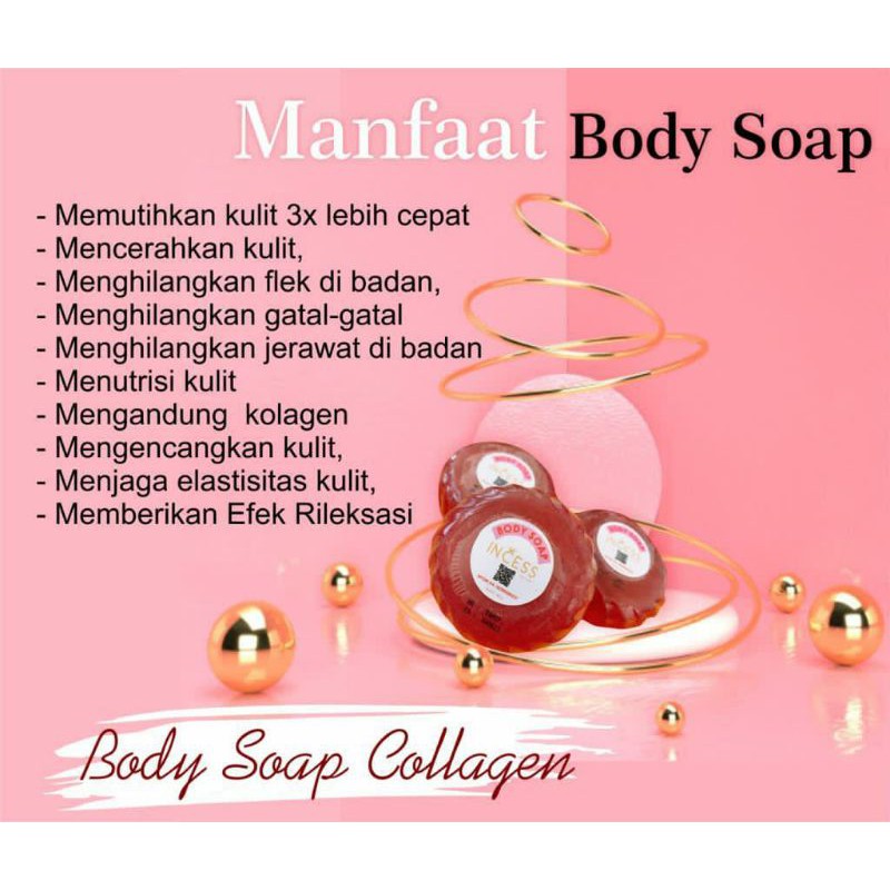 body soap collagen incess