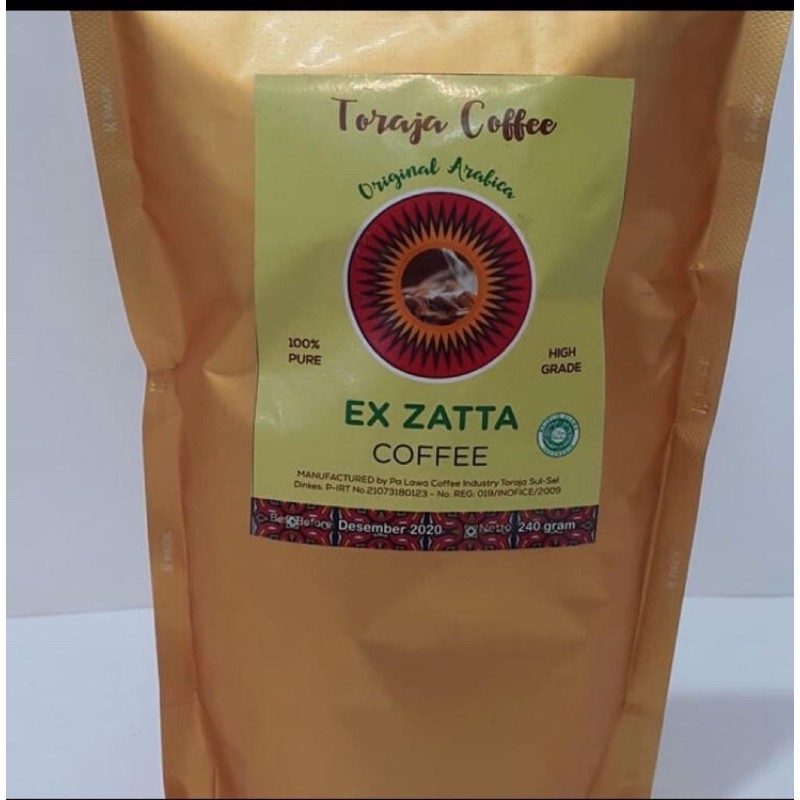 

Kopi Toraja Excellent Arabica Toraja Coffee High Grade 250 Gram