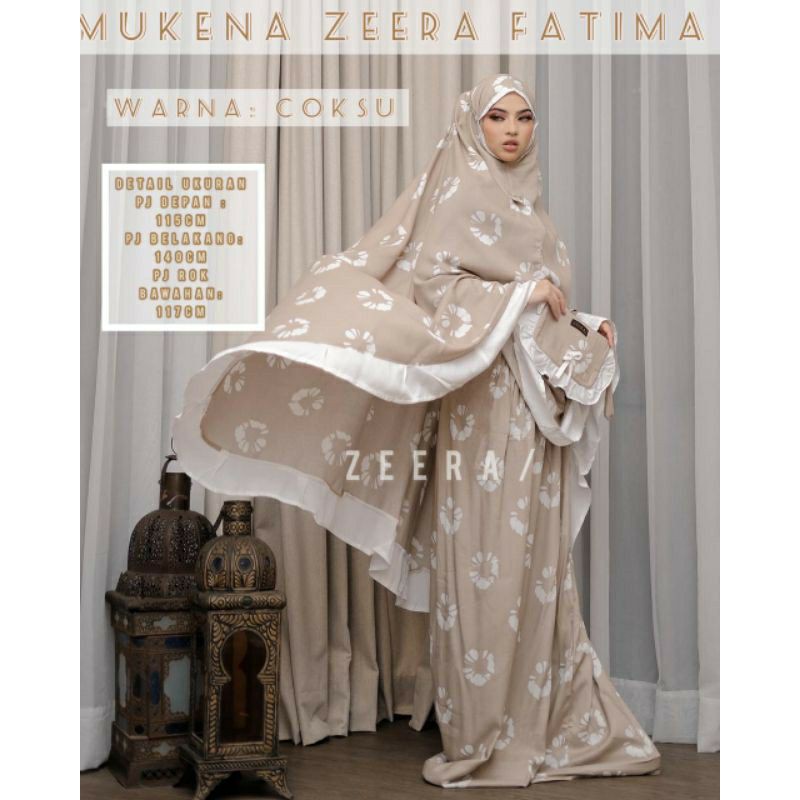 MUKENA ZEERA FATIMA BY ZEERA ORI
