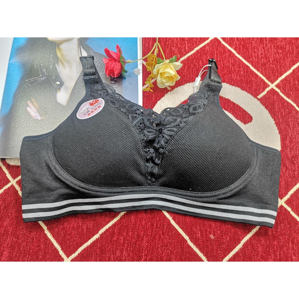 bra / bh wanita 2481#  busa Tebal kain lembut tidak ada kawat (PROMO BELI 4 FREE MASKER)