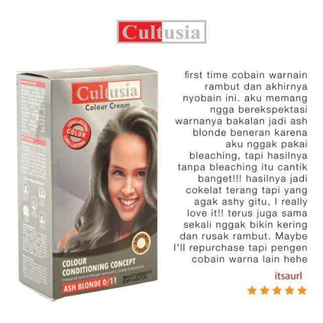 CULTUSIA Professional Hair Colour Cream - Semir Pewarna Rambut