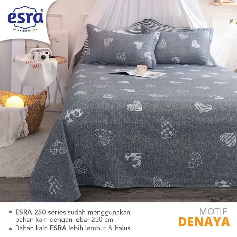 BED COVER SET DOUBLE ESRA 250 SERIES MOTIF DENAYA