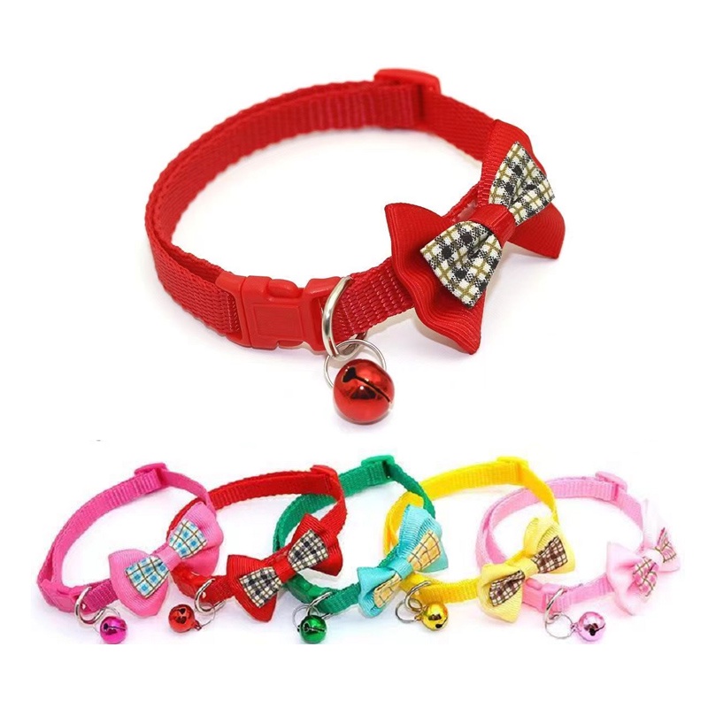 Kalung Kucing PITA Motif Lonceng Murah Lucu Aksesoris Untuk Anjing Cat Kelinci Colar Collar Babahcat