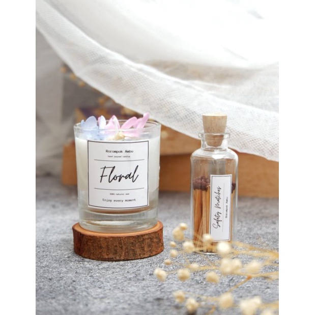 gift set lilin aromaterapi/ scented candle hampers/ aromatherapy candle/ kado unik