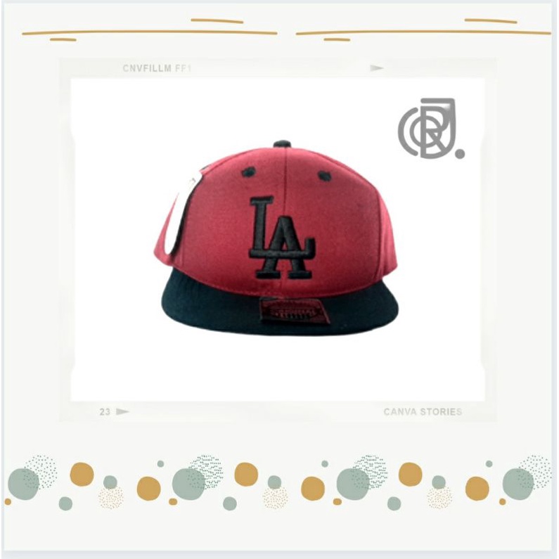 Topi Anak Model Snapback Hiphop Design Converse | LA | Marvel | Supreme-LA