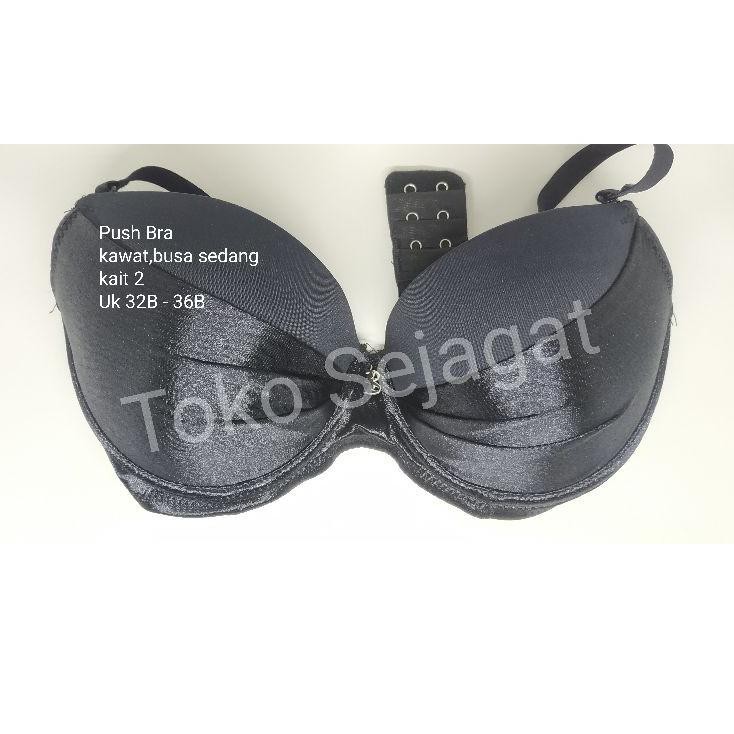 ❋ Bra bh busa tebal dengan kawat kait 2 Elena 28689 push bra ♧