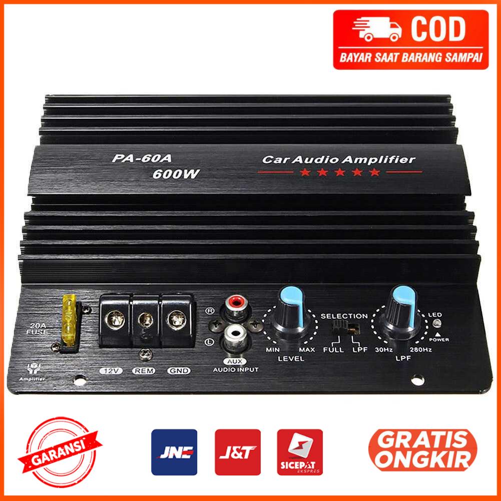 Car Audio Amplifier Board Bass Subwoofer 600W PA 60A