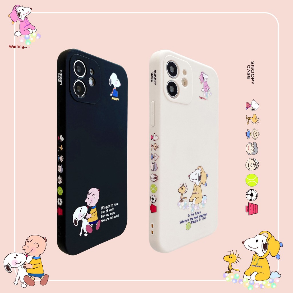 【COD Tangding】Iphone11Pro Max 12 Promax Cartoon Boy Puppy Pattern Anti-fall Phone Case Protection