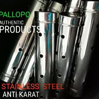 uwn9 12 pcs cetakan lontong stainless stell 15 cm x 4 cm_bisa cod o5hw