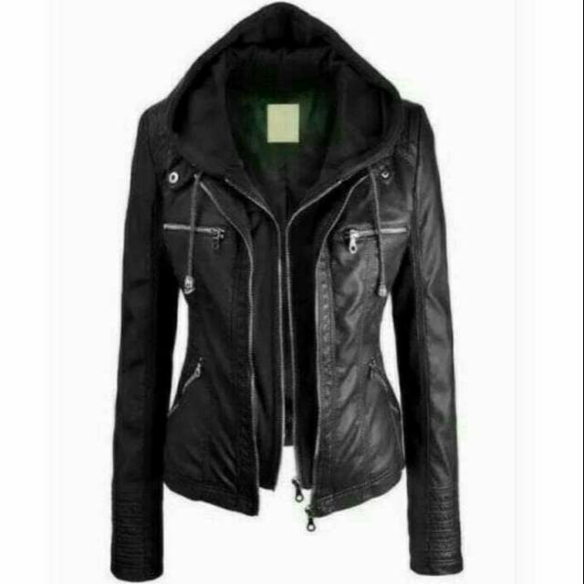 JAKET KULIT WANITA MODEL MUSIM DINGIN ASLI KULIT DOMBA KUALITAS SUPER ELEGAN COKLAT TUA