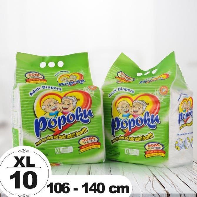 Best Seller Popok Dewasa Tipe Perekat (Popoku Adult) Size Xl Isi 10Pcs