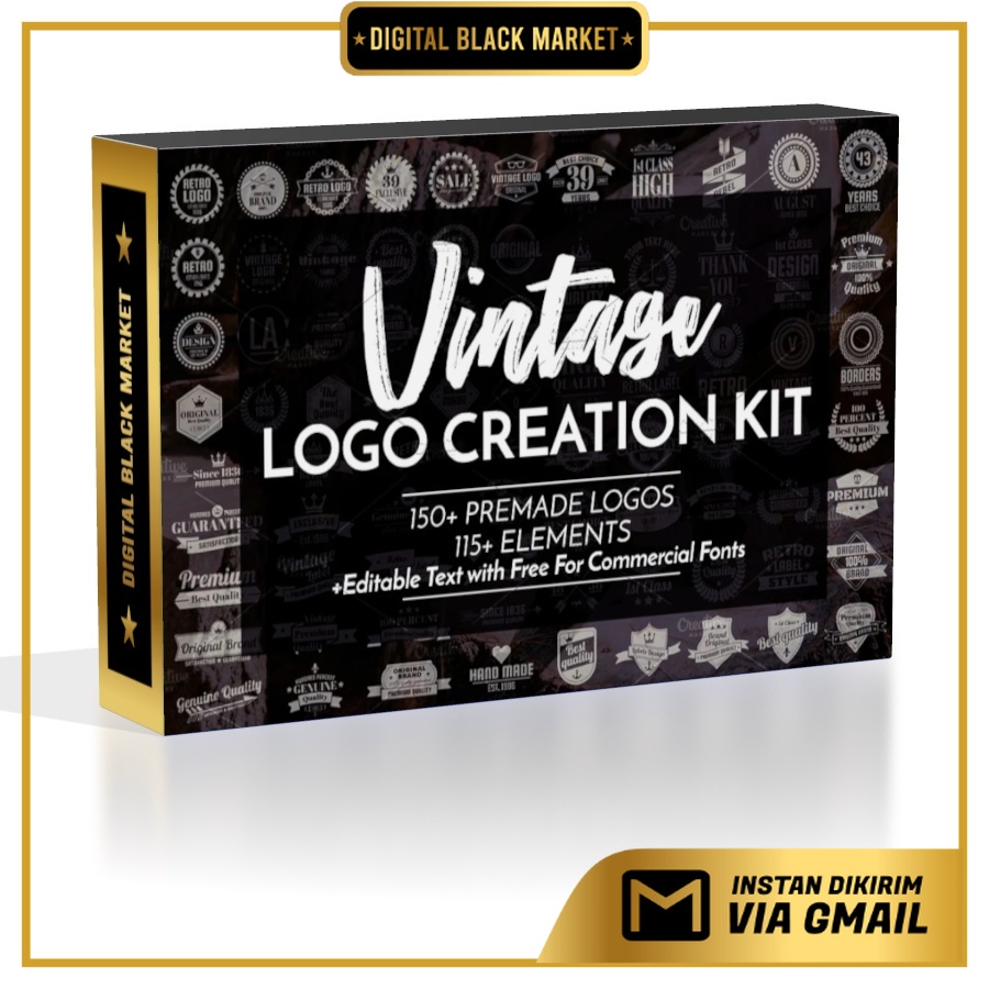 Vintage Logo Creation Kit - Photoshop &amp; Illustrator