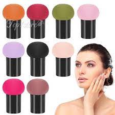 `ღ´ PHINKL `ღ´ Spons kuas jamur (beauty blender gagang) untuk aplikasi oles bedak bb cream foundation